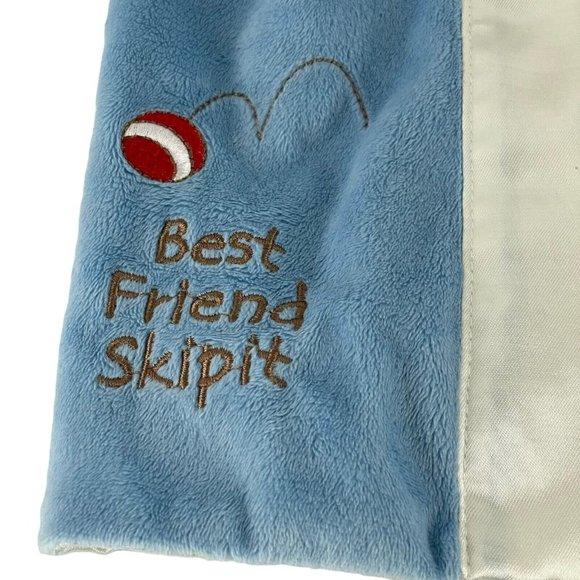 Bunnies by the Bay Puppy Dog Lovey Blue Best Friend Skipit Satin Trim Eye Patch - Picture 8 of 8